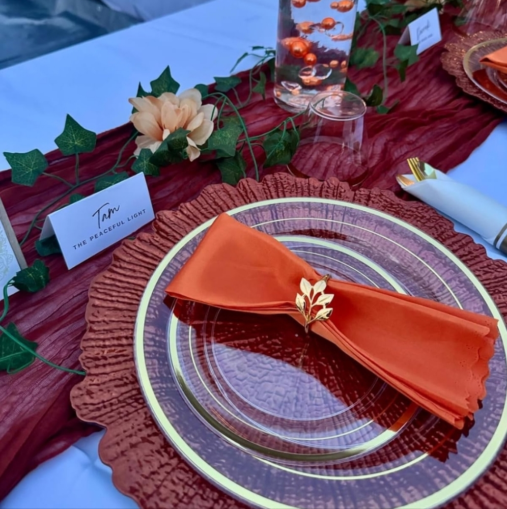 20 PCS Gold Napkin Rings - Picture 5 of 6
